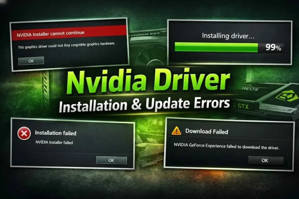 Nvidia Driver Installation & Update Errors