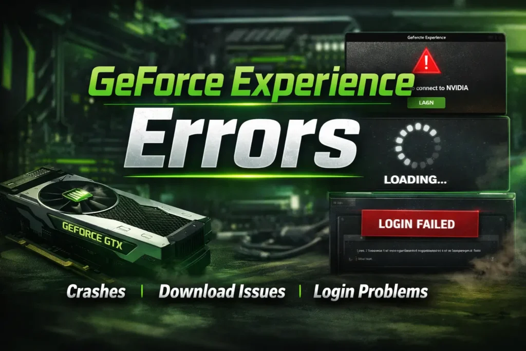 geforce experience not working