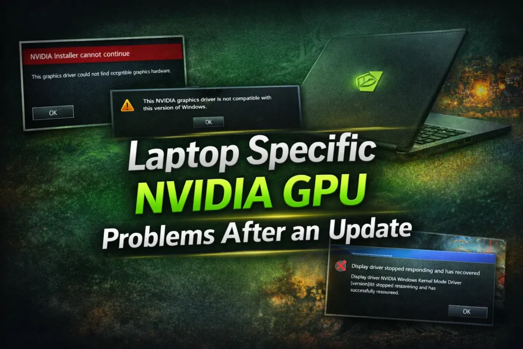 Laptop Specific NVIDIA GPU Problems After an Update