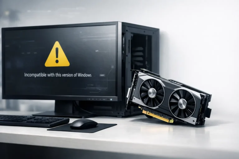 NVIDIA Driver Not Compatible With This Version of Windows (Fix That Actually Works)